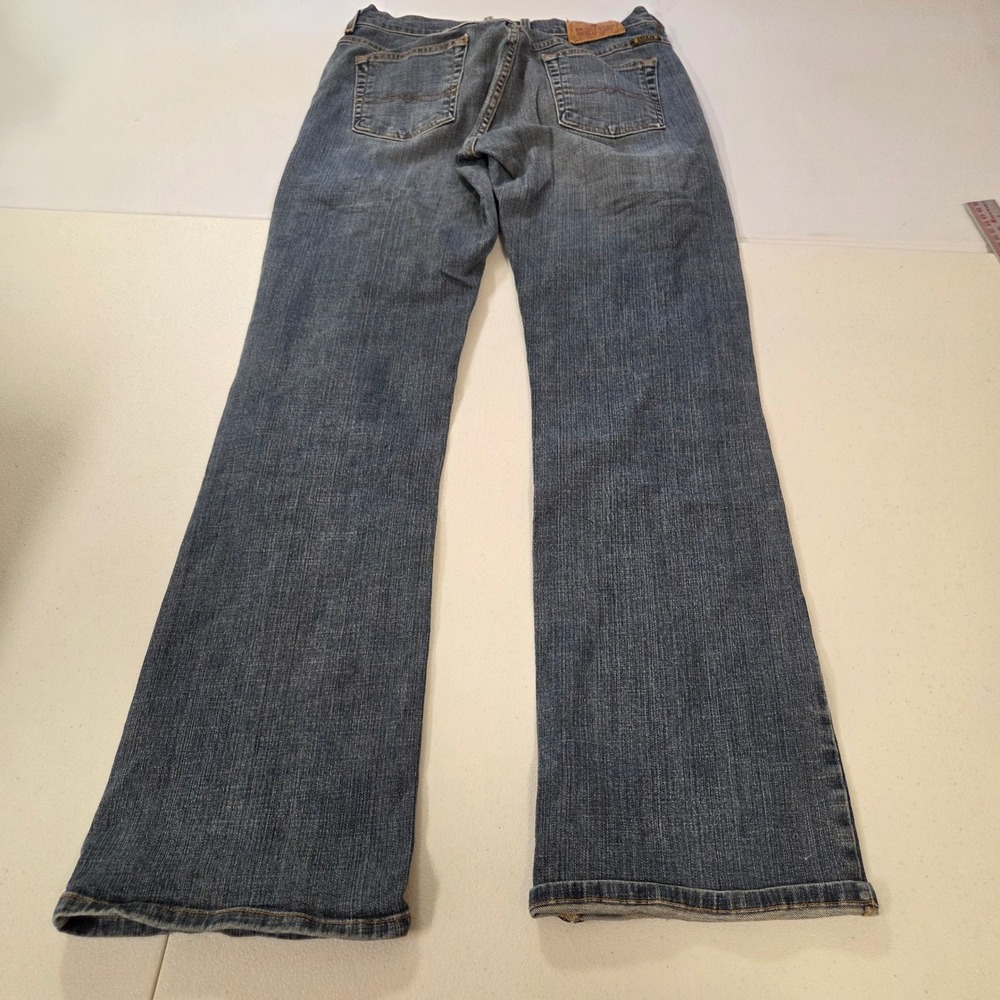 Lucky Brand Dungarees Gene Montesano Bootcut Jeans Size 6 28 Blue Made in USA - Picture 7 of 7